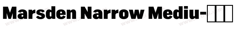 Marsden Narrow Mediu字体转换 Marsden Narrow Mediu字体转换